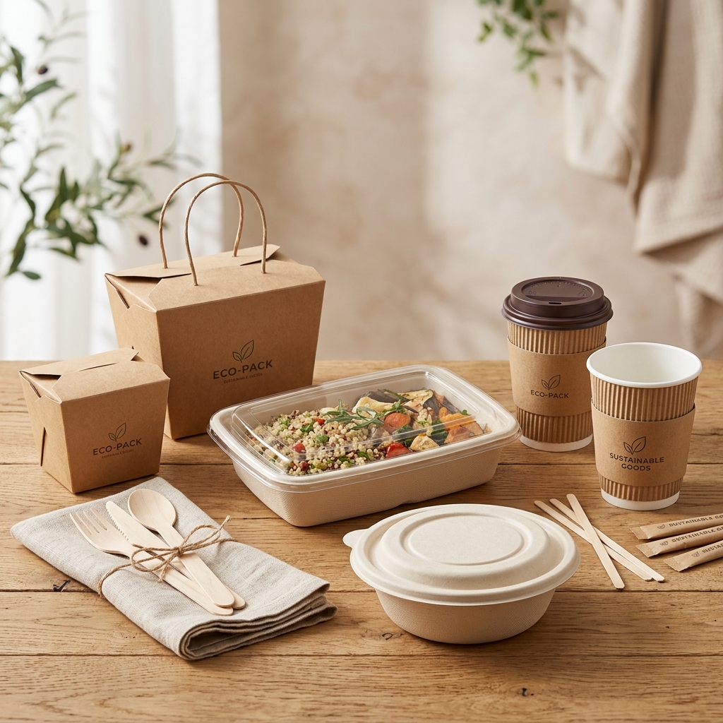 One Pack Eco Friendly Disposable Packaging Collection